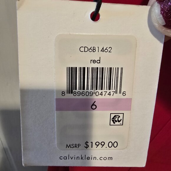 Calvin Klein red gown. Brand new!! Never worn! - Picture 10 of 10